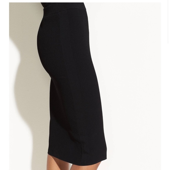 Vince knee length ribbed skirt - Picture 2 of 9